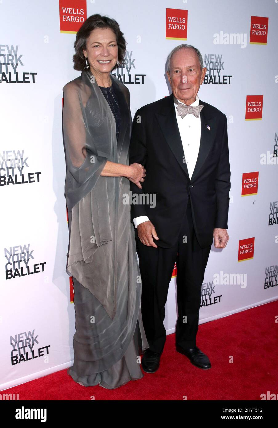 Diana Taylor and Michael Bloomberg attending the New York City Ballet ...