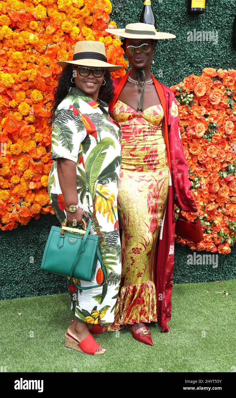 Jodie TurnerSmith and Hilda Smith arriving at the Veuve Clicquot Polo