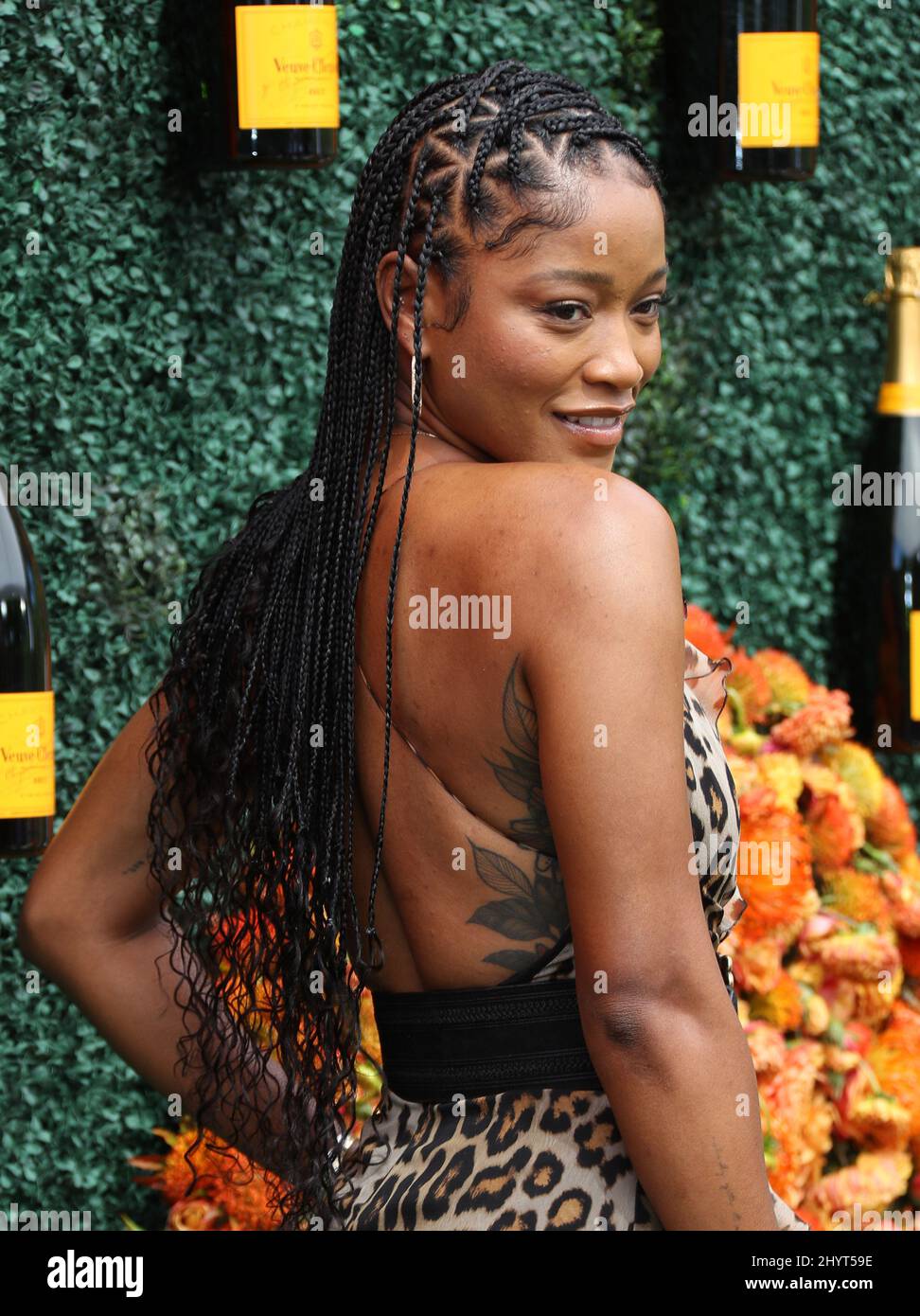 Keke Palmer arriving at the Veuve Clicquot Polo Classic held at Will