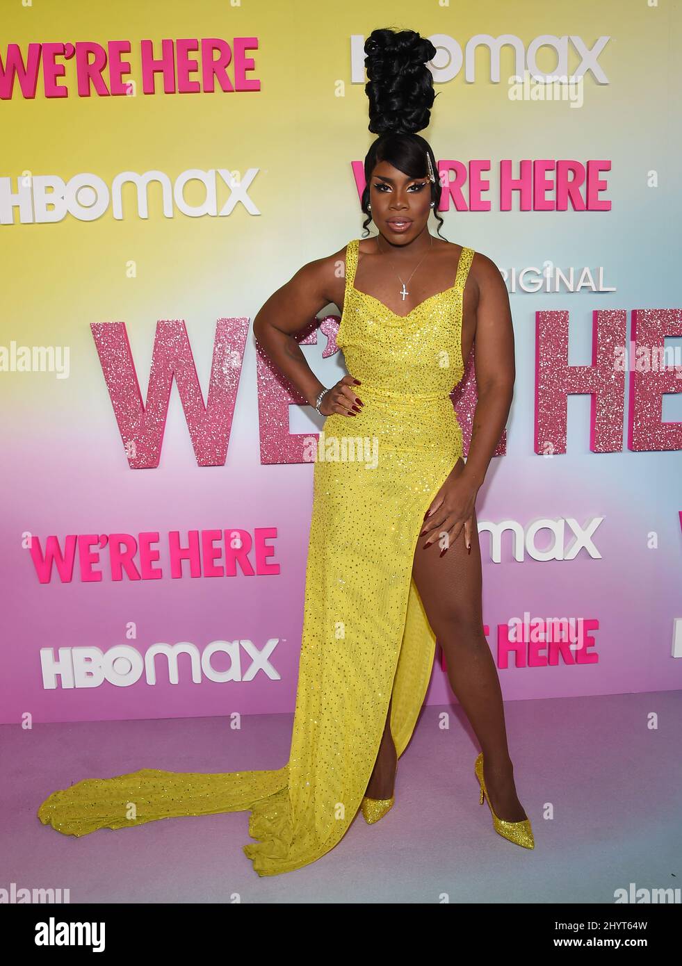 change arriving to hbo re here premiere hires stock photography