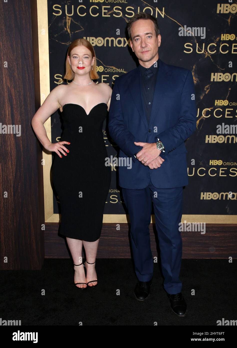 Sarah Snook And Matthew Macfadyen Attending The Succession Season 3