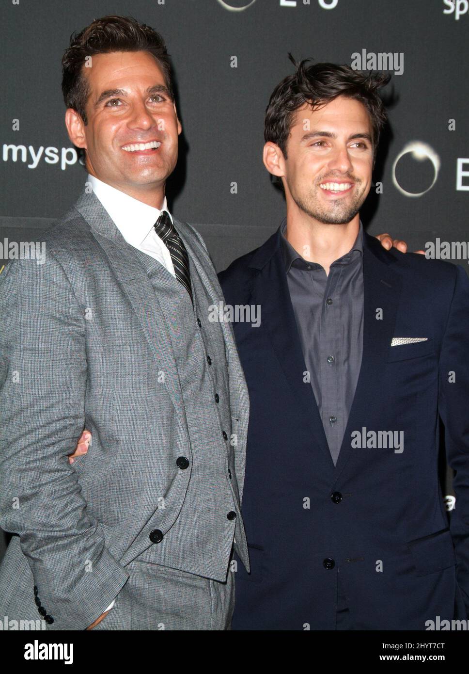 Adrian Pasdar and Milo Ventimiglia at the Heroes: Countdown To The Premiere  held at the Edison Lounge Los Angeles Stock Photo - Alamy