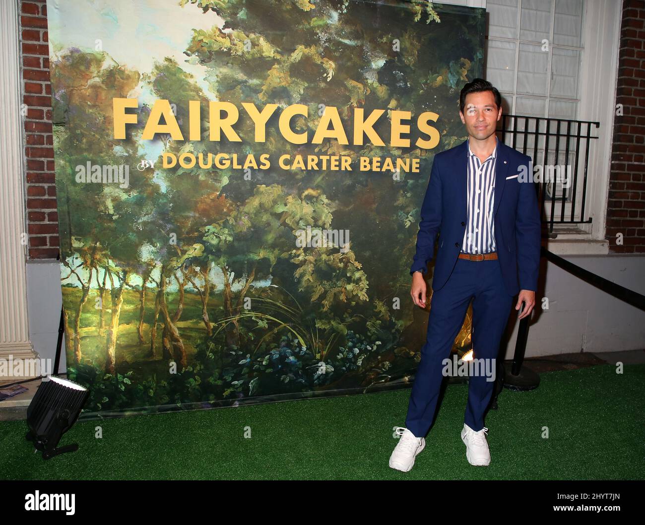 Jason Tam 'Fairycakes' Opening Night Curtain Call & After Party Held at the Greenwich House Theater on October 24, 2021. Stock Photo