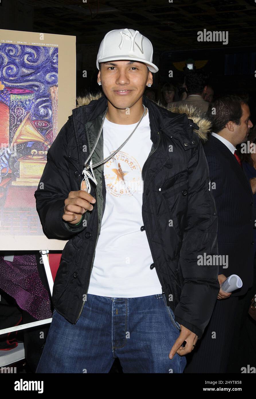 Flex attends the 9th Annual Latin GRAMMY Awards Nominations Press Conference held at the House of Blues in West Hollywood, CA. Stock Photo
