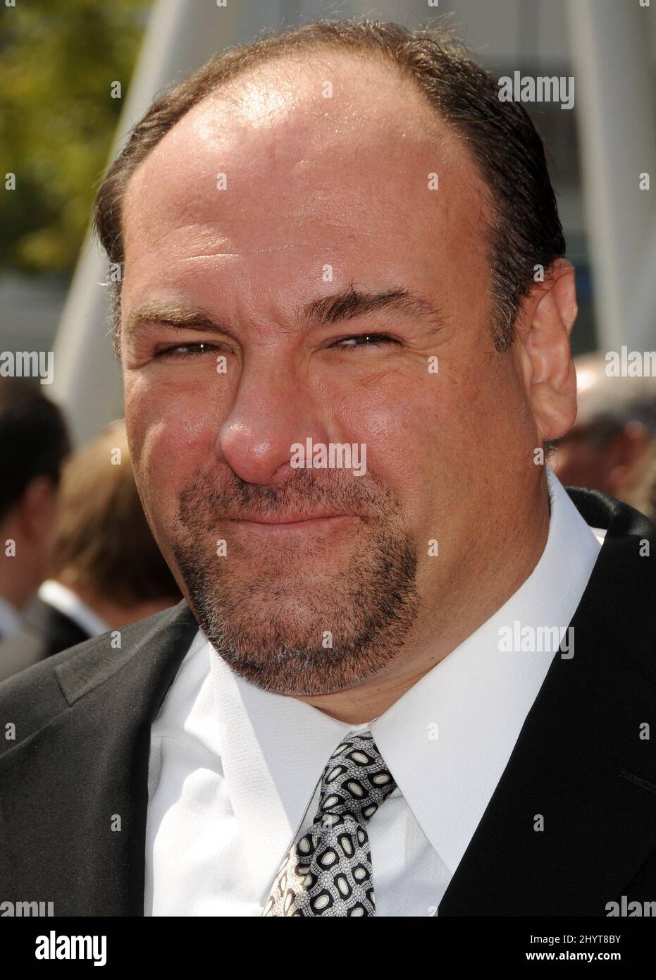James Gandolfini arriving at the 60th Primetime Creative Arts Emmy