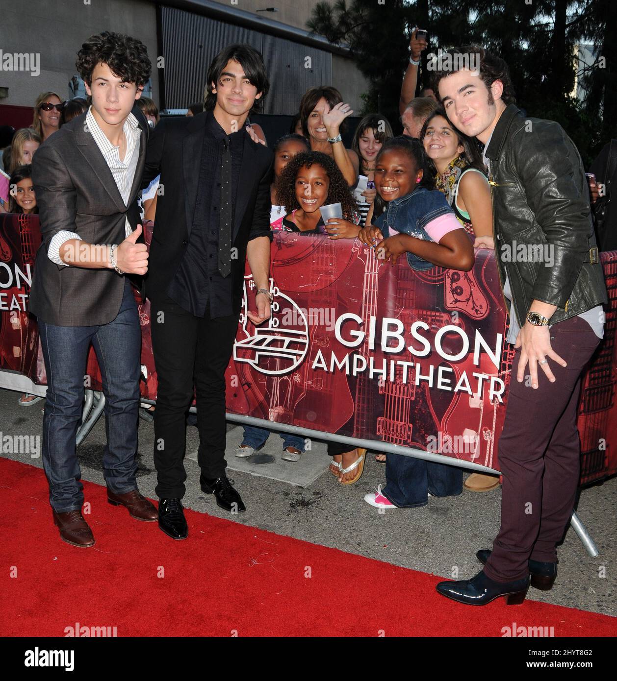 The Jonas Brothers arrive at The City of Hope Benefit Concert with