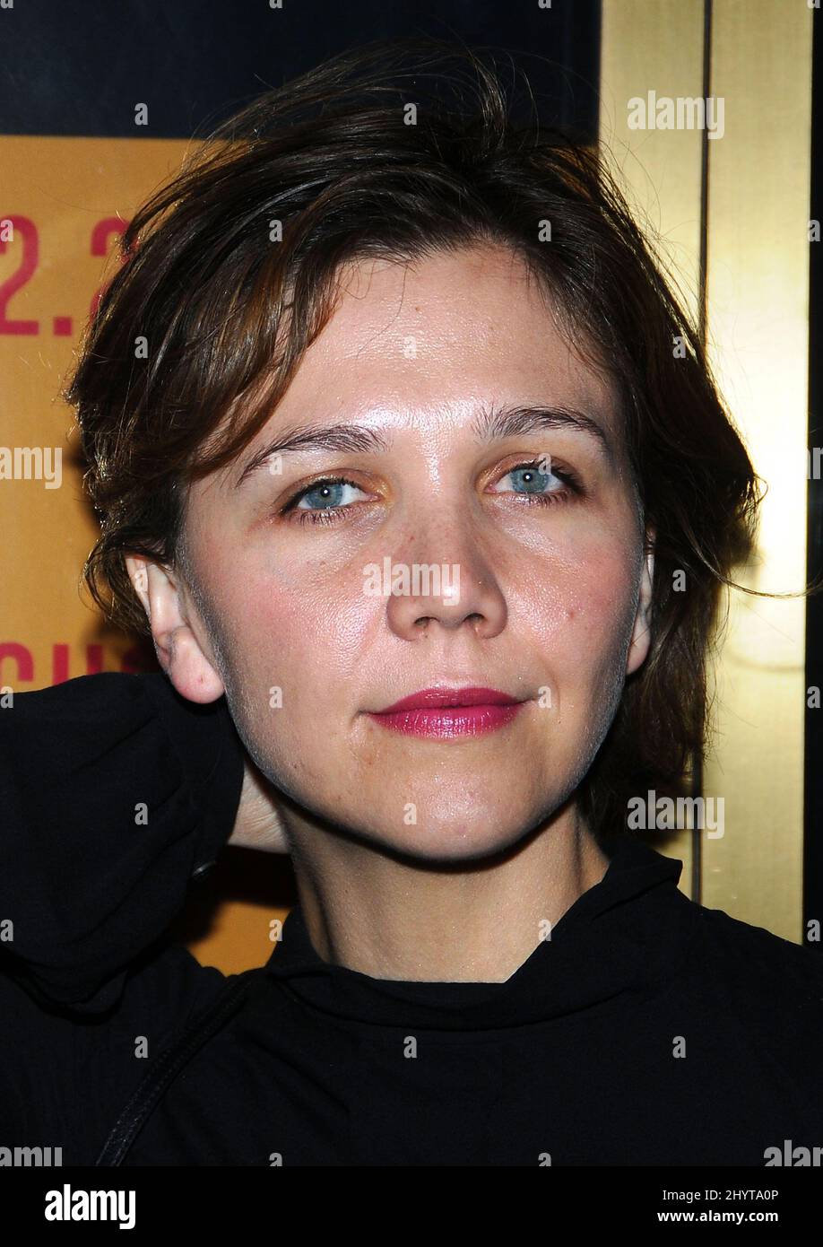 Maggie Gyllenhaal attending the opening of the The Seagull Play, New York. Stock Photo