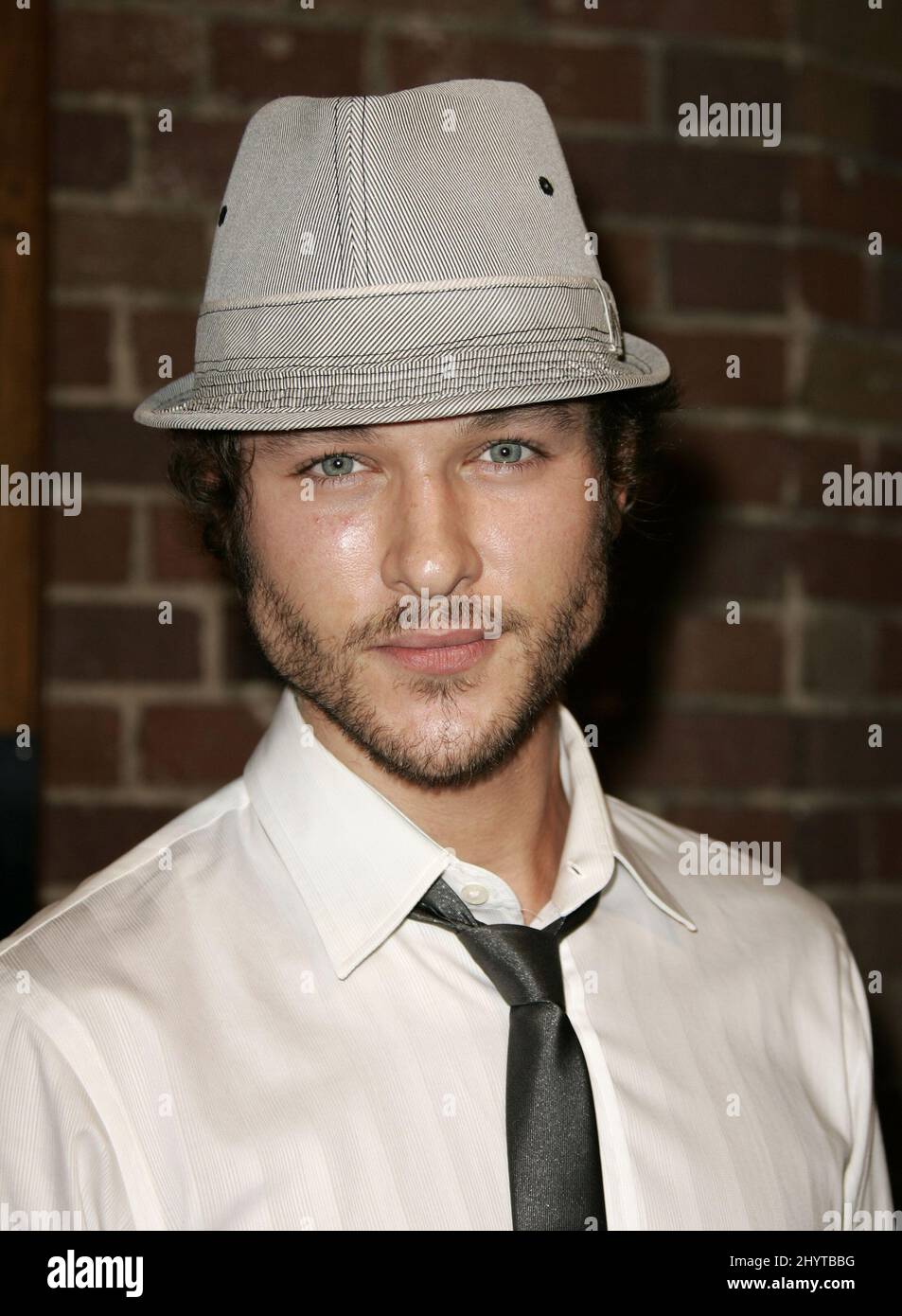 Michael Graziadei arrives at Soaps in the City kick-off fundraiser for AIDS Walk LA, at East/West Lounge, Los Angeles. Stock Photo