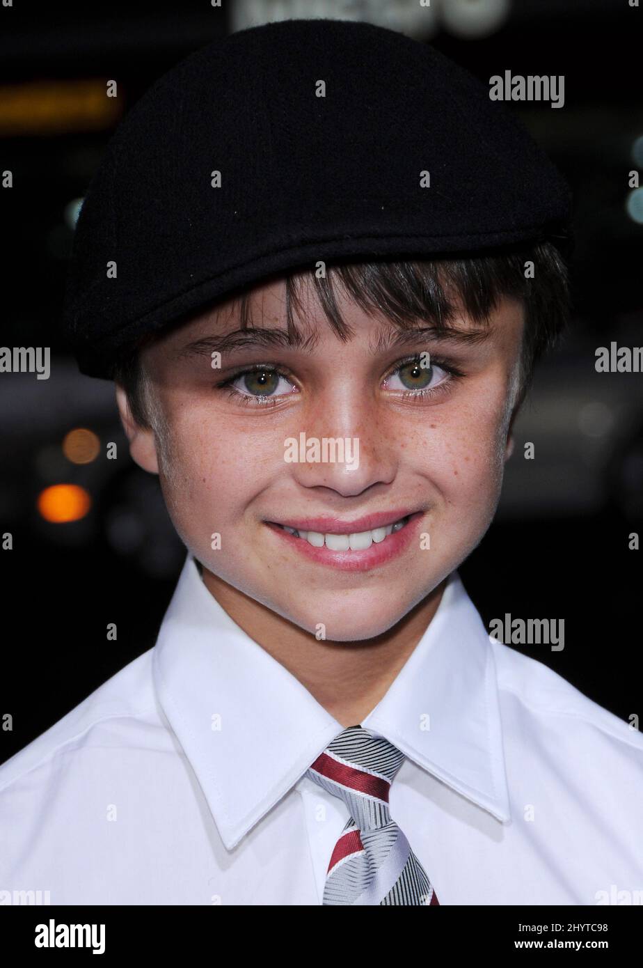 Gattlin Griffith arriving at the Changeling Premiere, at the Academy