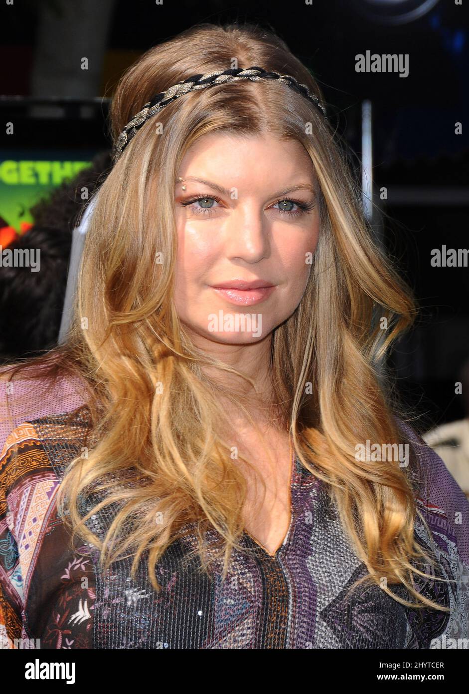 Fergie attends 'Madagascar: Escape 2 Africa' Los Angeles Premiere held at the Mann Village Theatre in Hollywood. Stock Photo