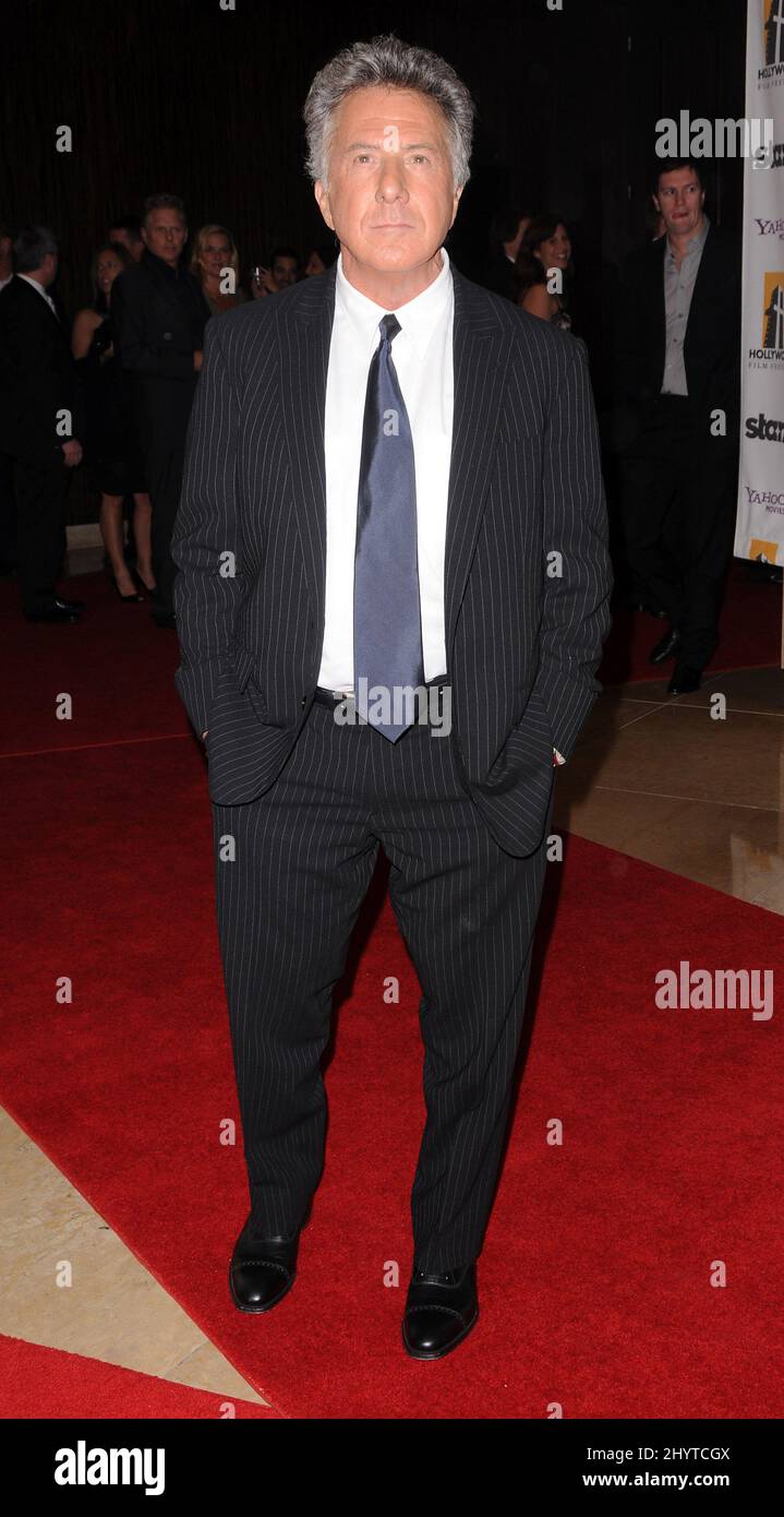 Dustin Hoffman arrives to the 12th Annual Hollywood Film Festival Awards Gala in Beverly Hills. Stock Photo