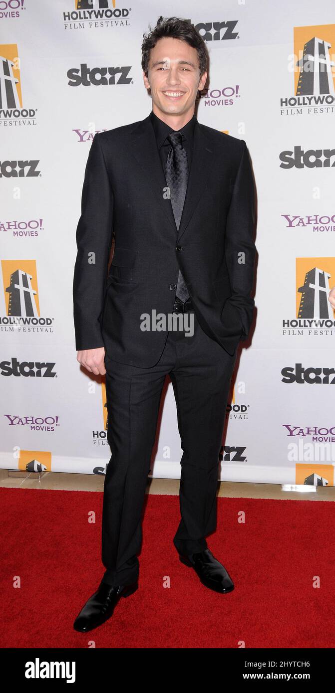James Franco arrives to the 12th Annual Hollywood Film Festival Awards Gala in Beverly Hills. Stock Photo