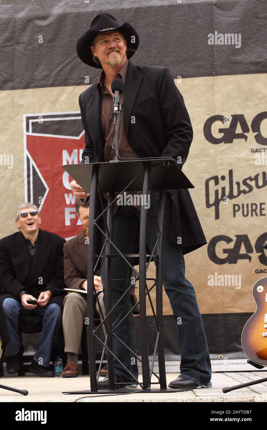 Trace Adkins attends the Music City Walk of Fame Induction Ceremony in Nashville, Tn. Stock Photo