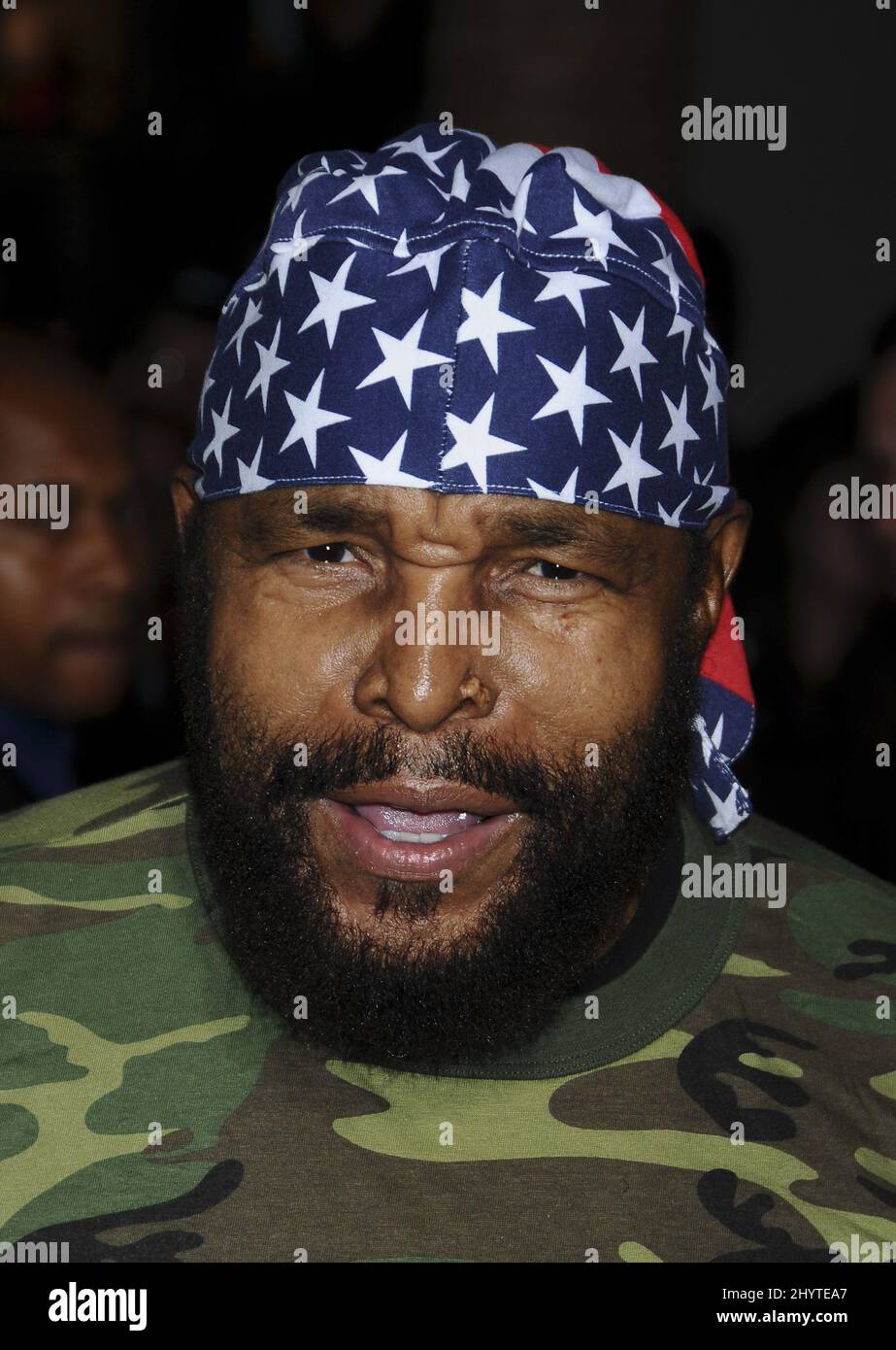 Mr. T attending the 'Bolt' World Premiere Held at the El Capitan Theatre, Los Angeles. Stock Photo