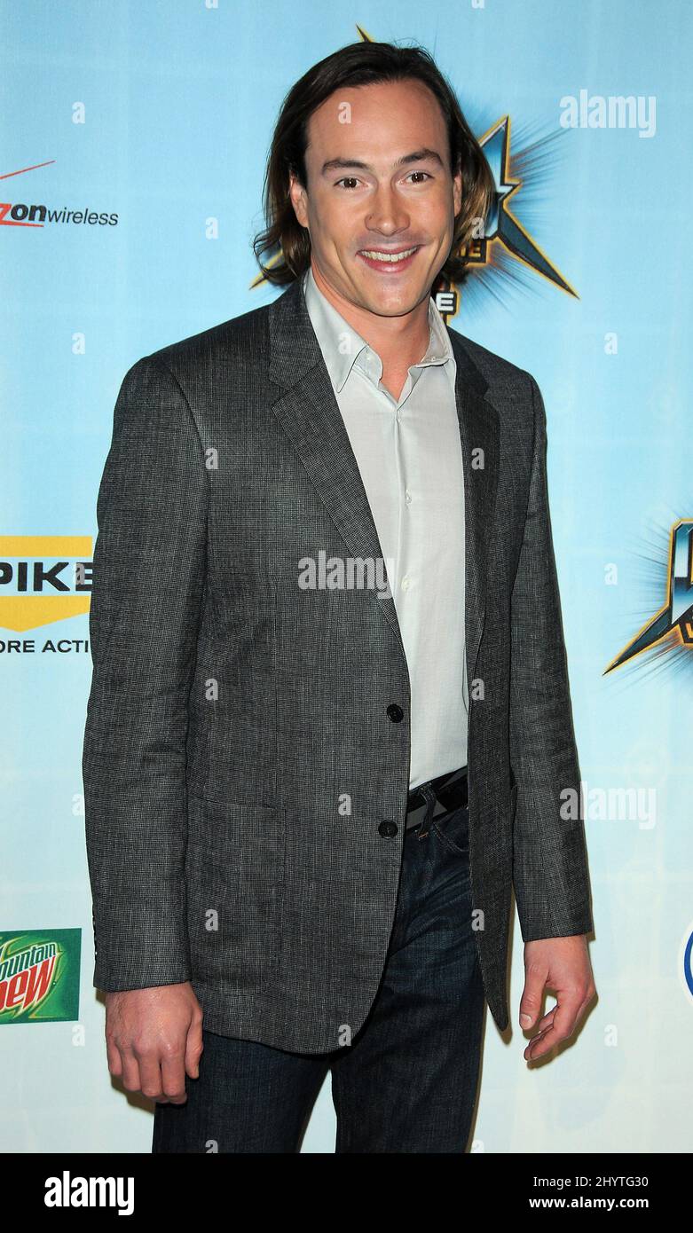 Chris Klein attending the Spike TV's 2008 'Video Game Awards', Los Angeles. Stock Photo