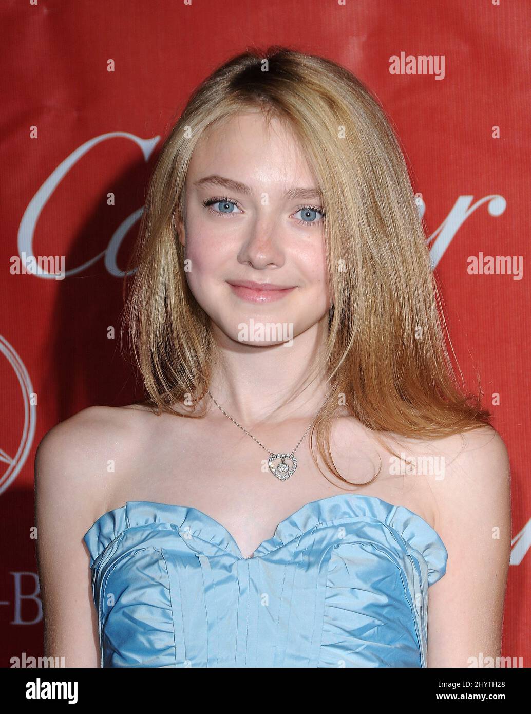 Dakota Fanning attends the 20th Annual Palm Springs International Film Festival Awards Gala at the Palm Springs Convention Center Stock Photo