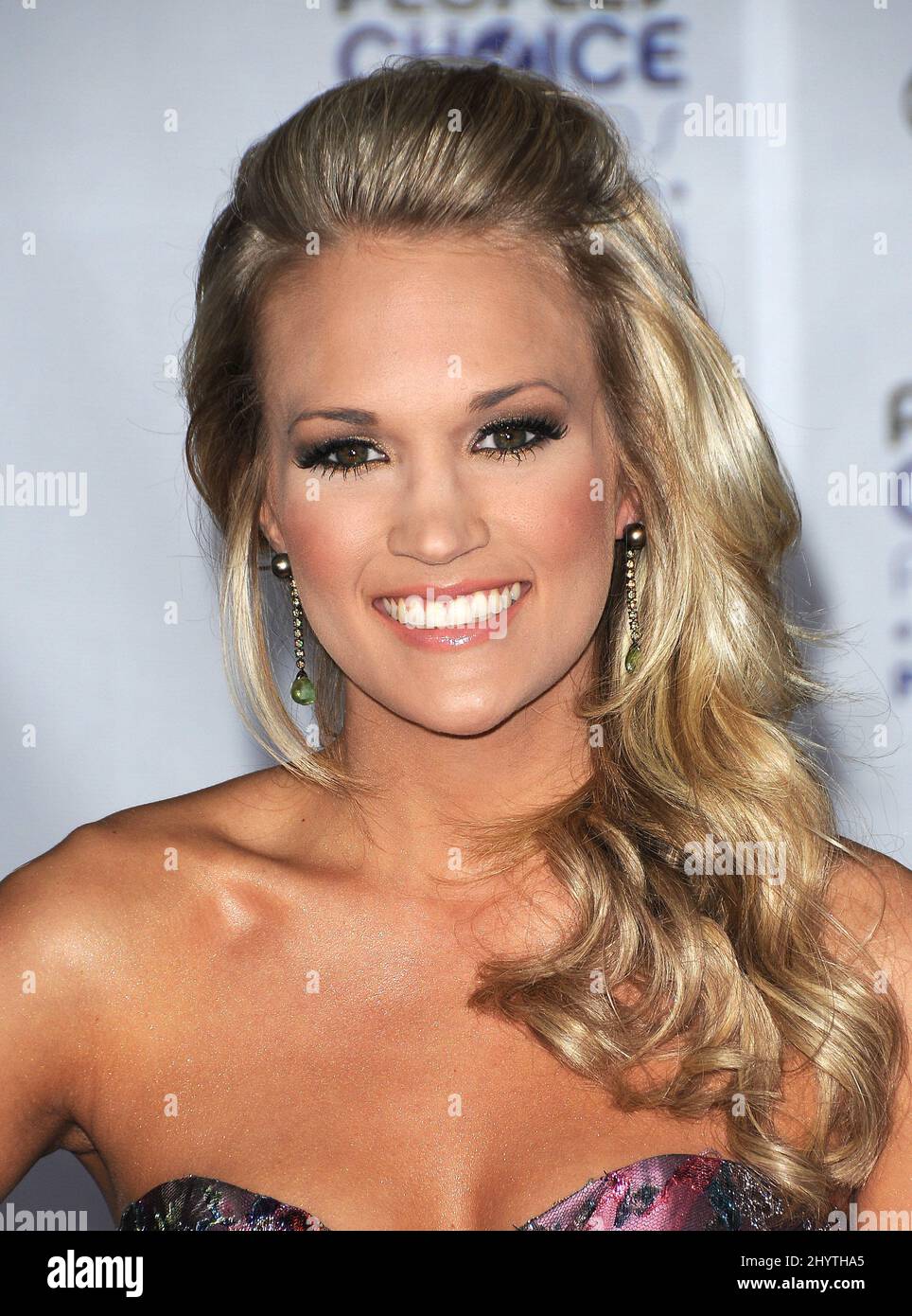 Carrie Underwood attending the 35th Annual People's Choice Awards, held at the Shrine Auditorium