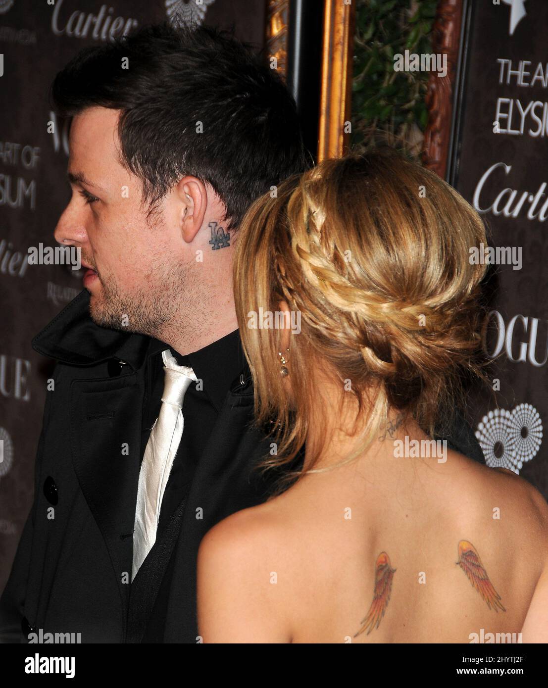 Nicole Richie and Joel Madden at The Art of Elysium 2nd Annual Heaven Gala held at The Vibiana. Stock Photo
