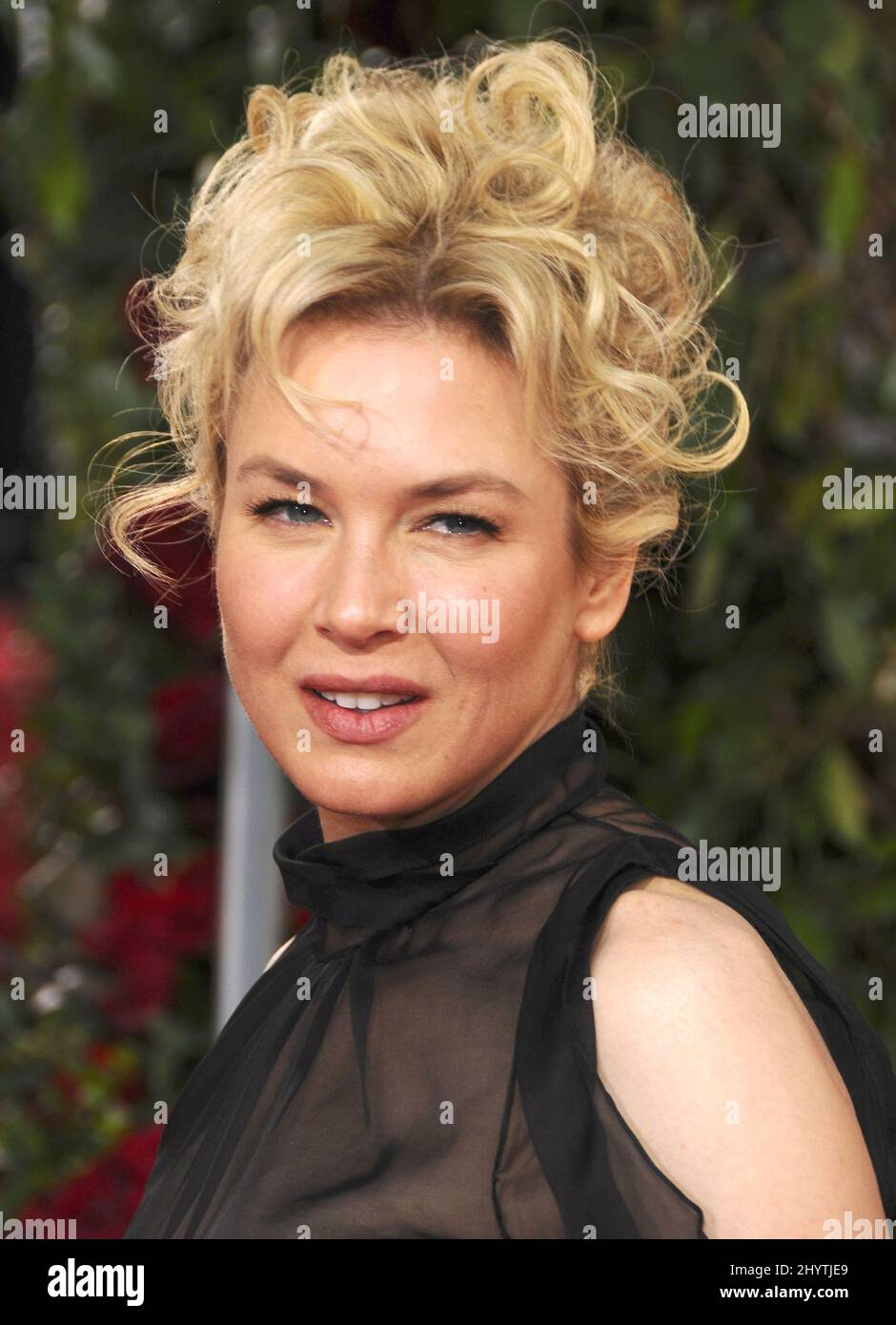 Renee Zellweger at the 66th Annual Golden Globe Awards at the Beverly Hilton Hotel. Stock Photo