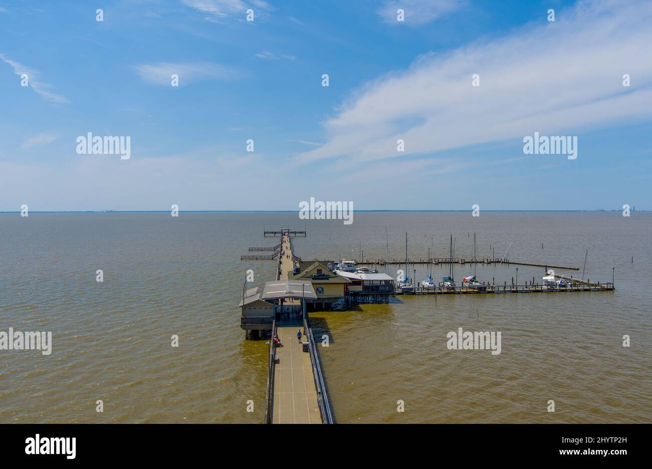 Fairhope, Alabama pier Stock Photo Alamy