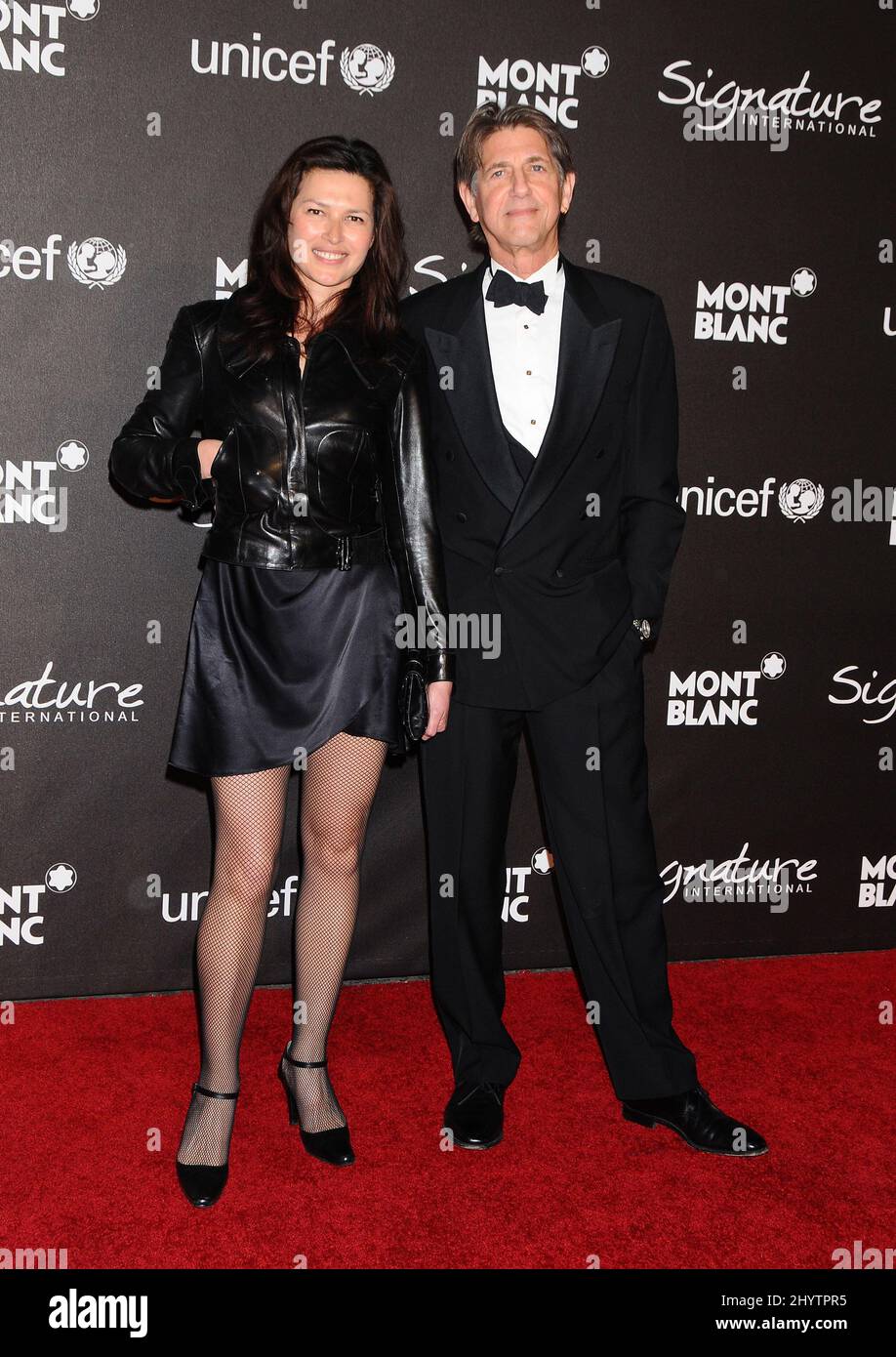 Karina Lombard and Peter Coyote arriving at the Stock Photo