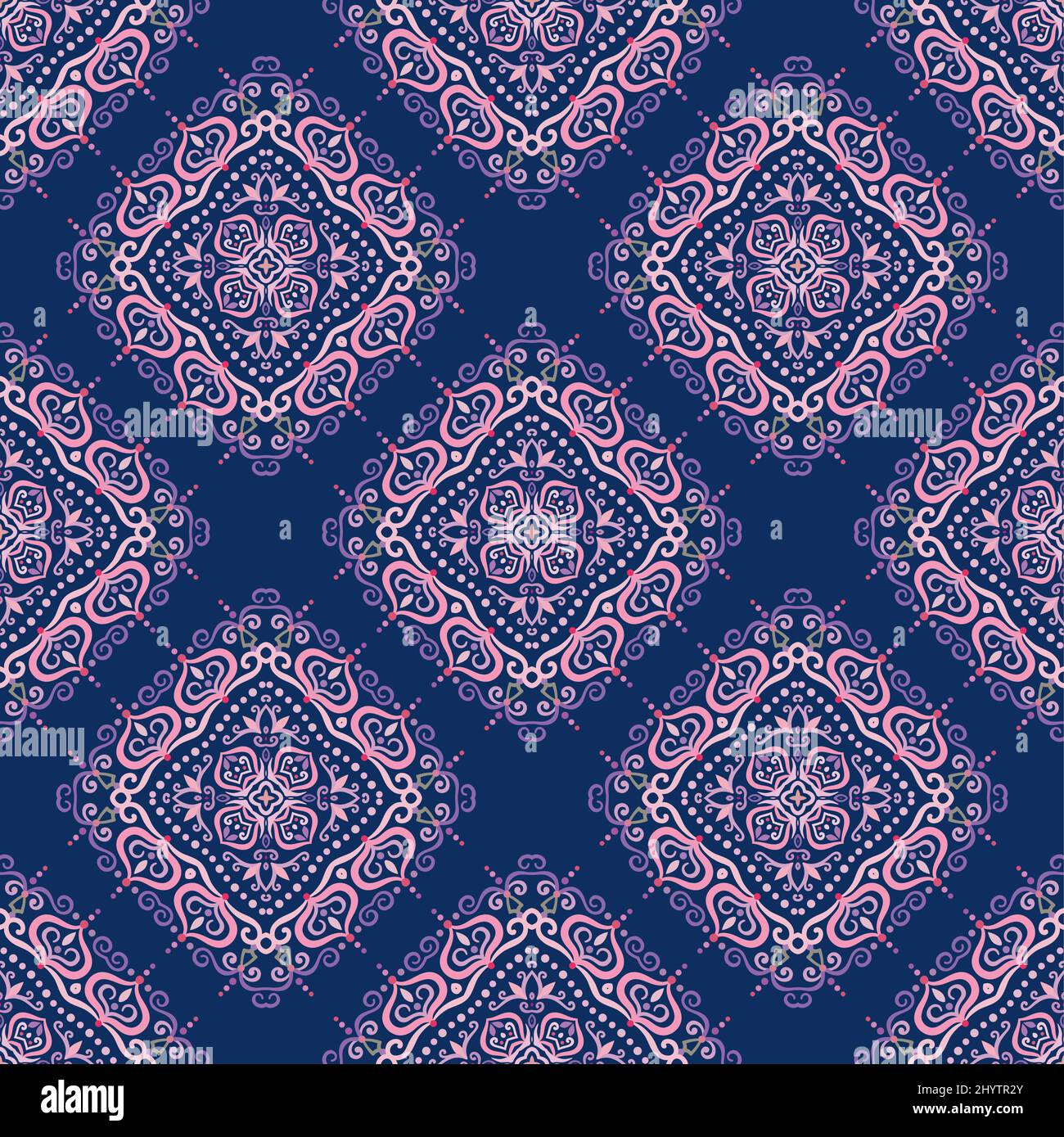 Swirl Pattern Vector. Blue and pink background with purple abstract ...