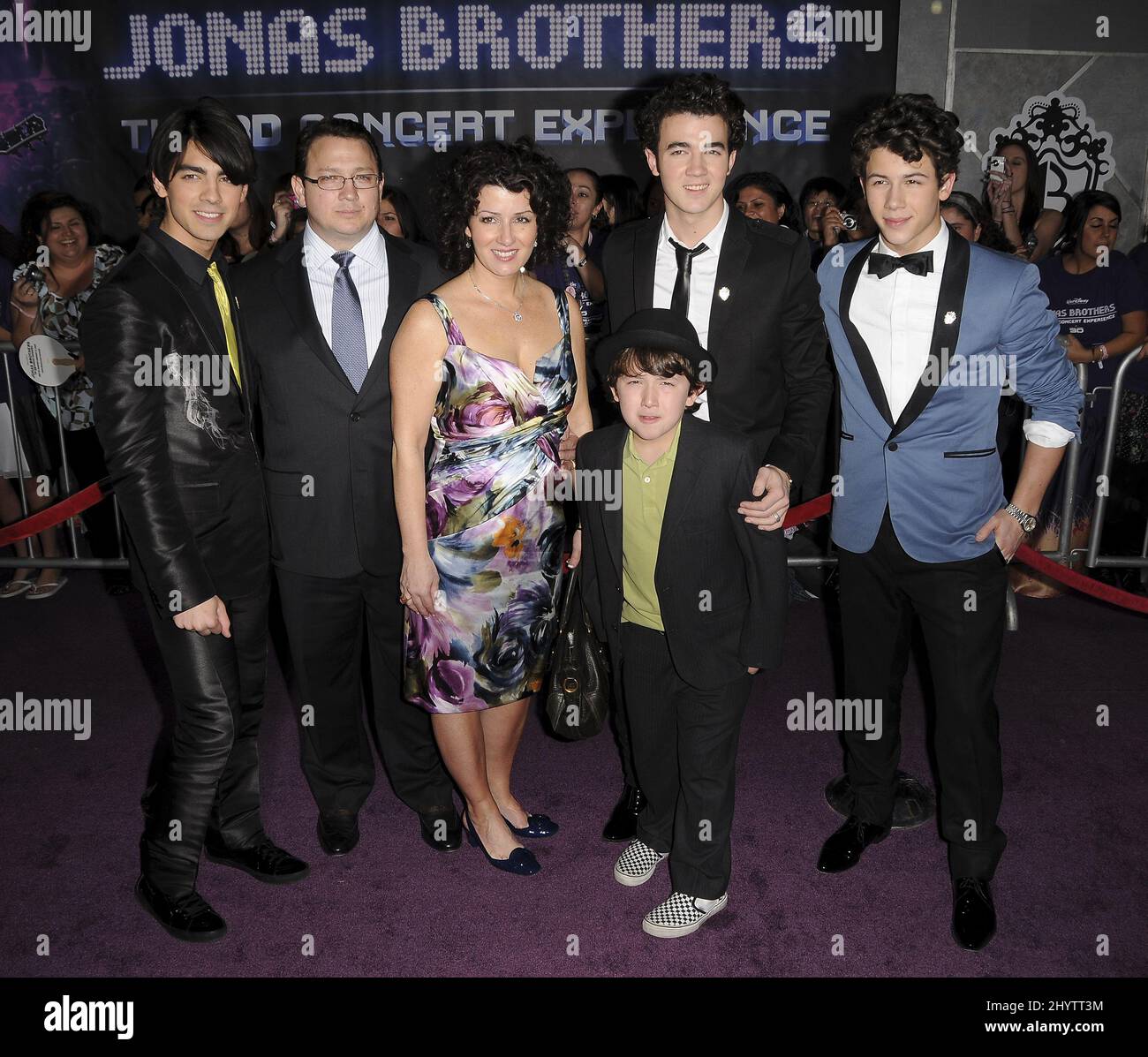 Joe Jonas, Nick Jonas and Kevin Jonas of the Jonas Brothers with