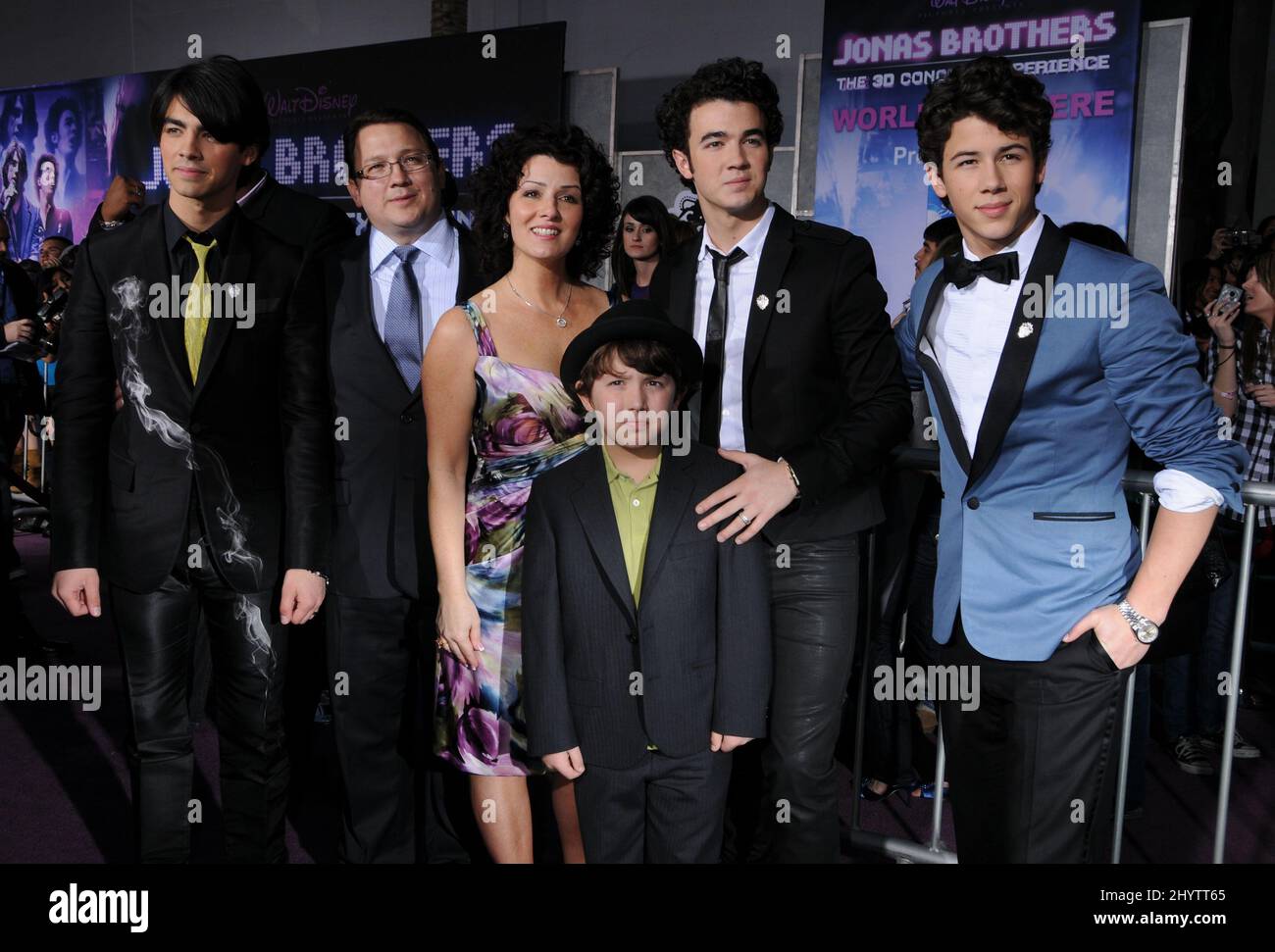 Jonas Brothers, parents Denise and Paul Kevin Jonas and brother Frankie
