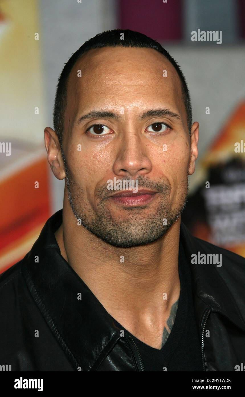 Dwayne Johnson at the 'Race To Witch Mountain' World Premiere held at the El Capitan Theatre, California. Stock Photo
