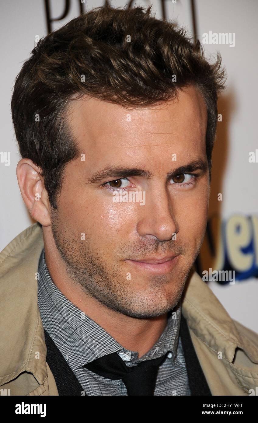 Ryan Reynolds attending the 'Adventureland' Los Angeles Premiere. Stock Photo