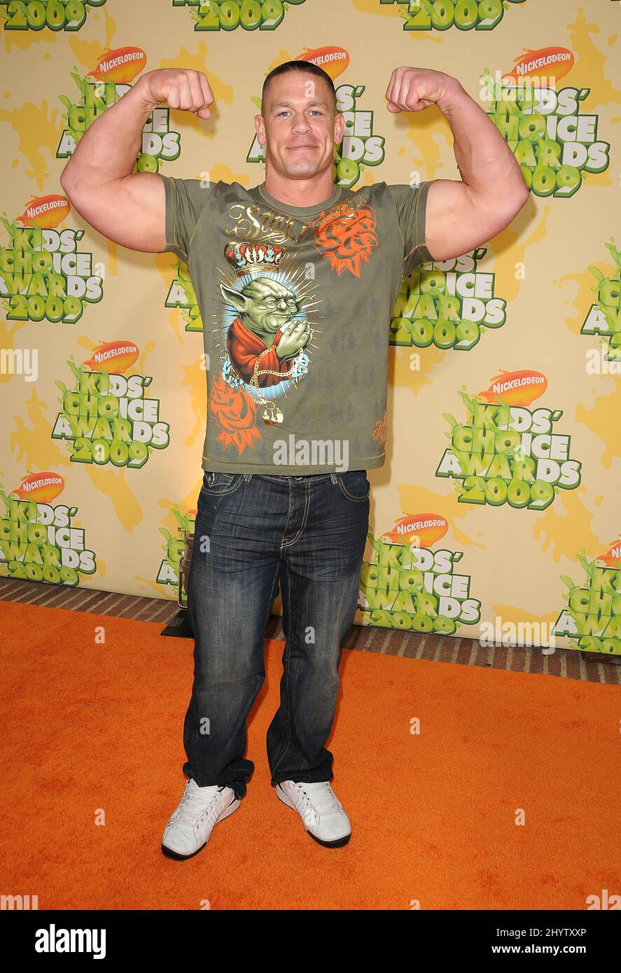 John Cena at Nickelodeon's 22nd Annual Kids Choice Awards held at UCLA's Pauley Pavilion, Westwood. Stock Photo
