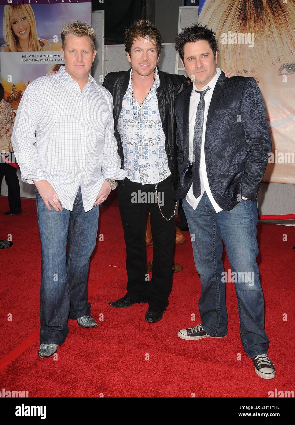 Rascal Flatts arrive at Hannah Montana The Movie, World Premiere at