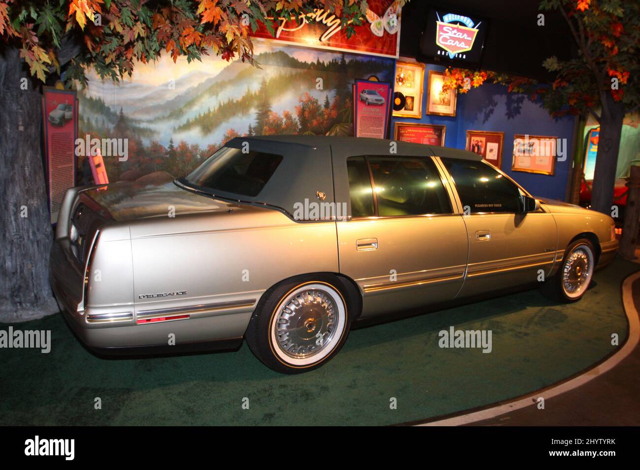 Dolly Parton's Cadillac on Display at the Hollywood Star Cars Museum, Tennessee Stock Photo - Alamy