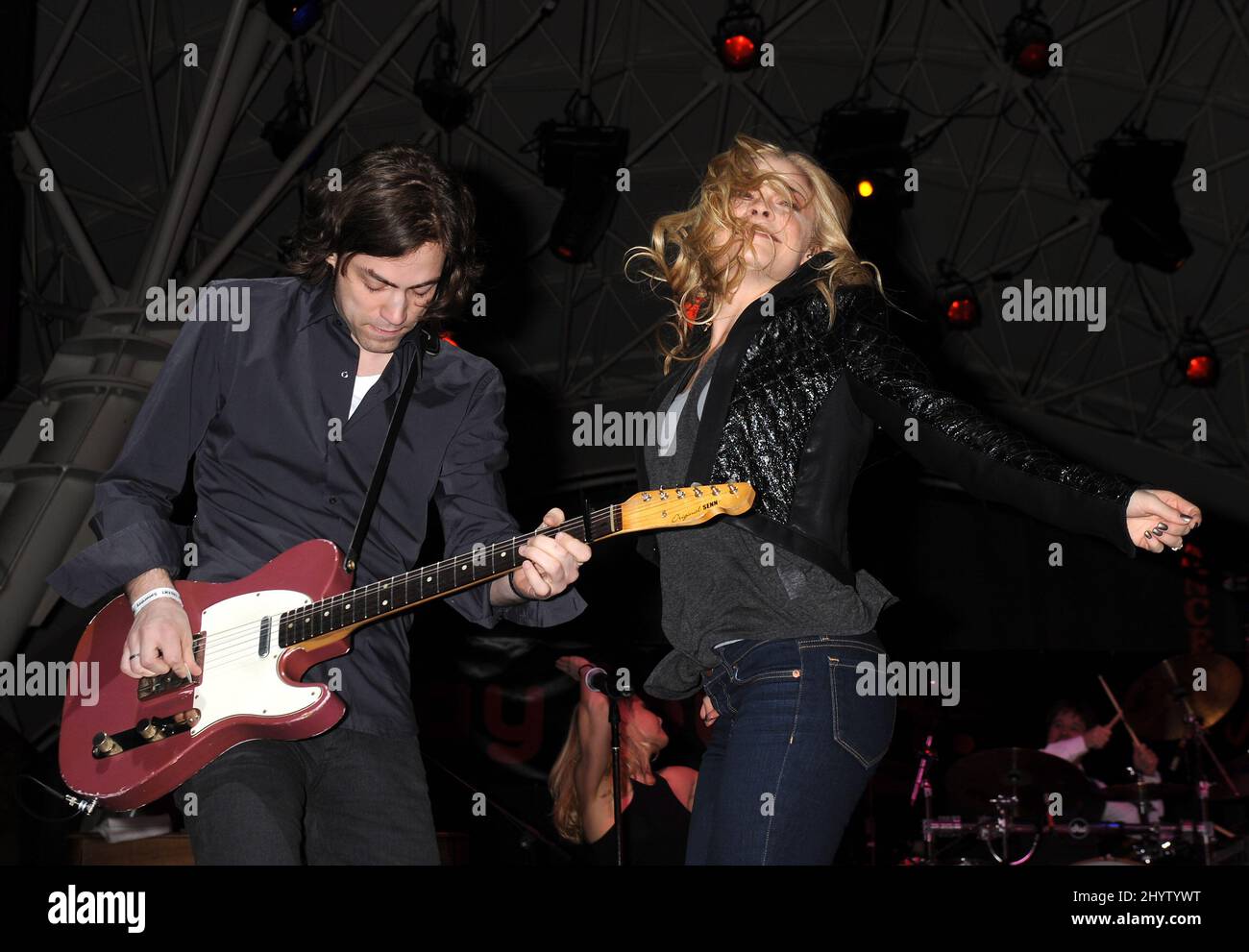 LeAnn Rimes performs at the ACM Weekend at Fremont Street Experience in ...