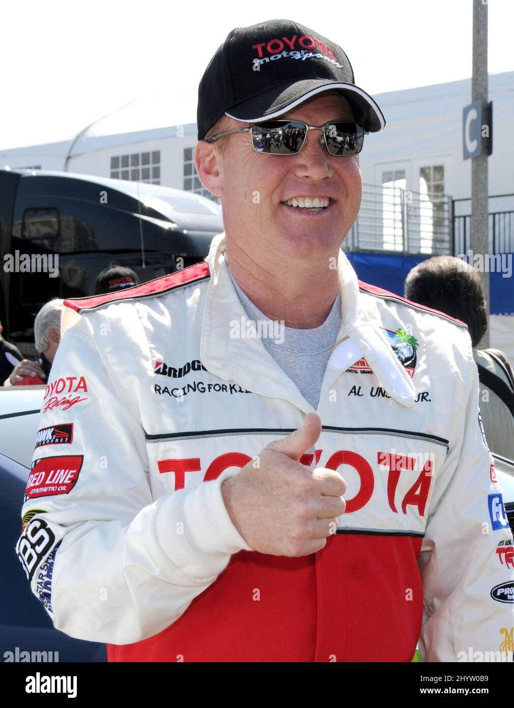 Al Unser Jr. at the 33rd Annual Toyota Pro/Celebrity Race practice day, held on the streets of Long Beach, California Stock Photo
