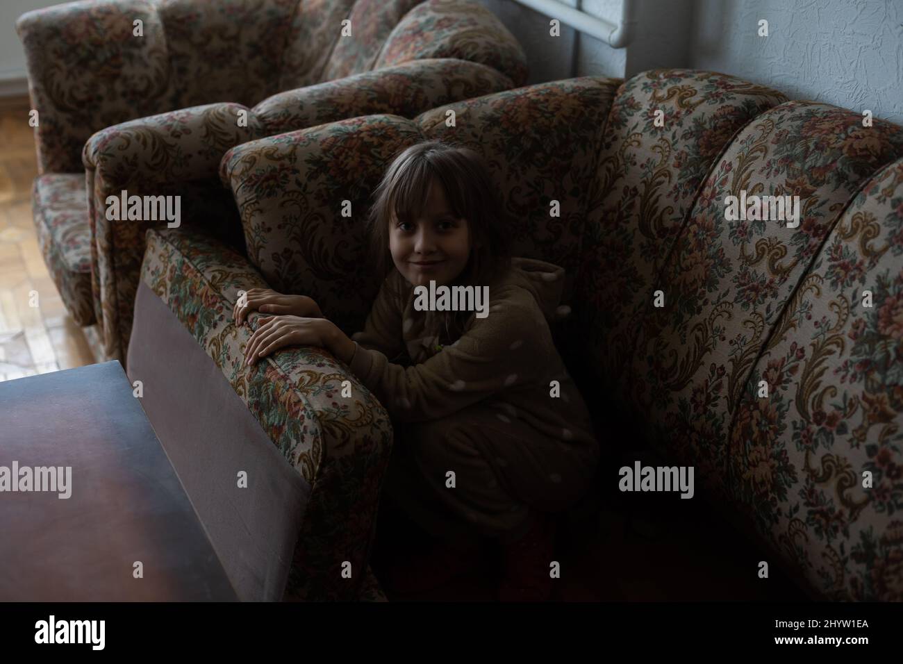 Hide behind sofa child hires stock photography and images Alamy