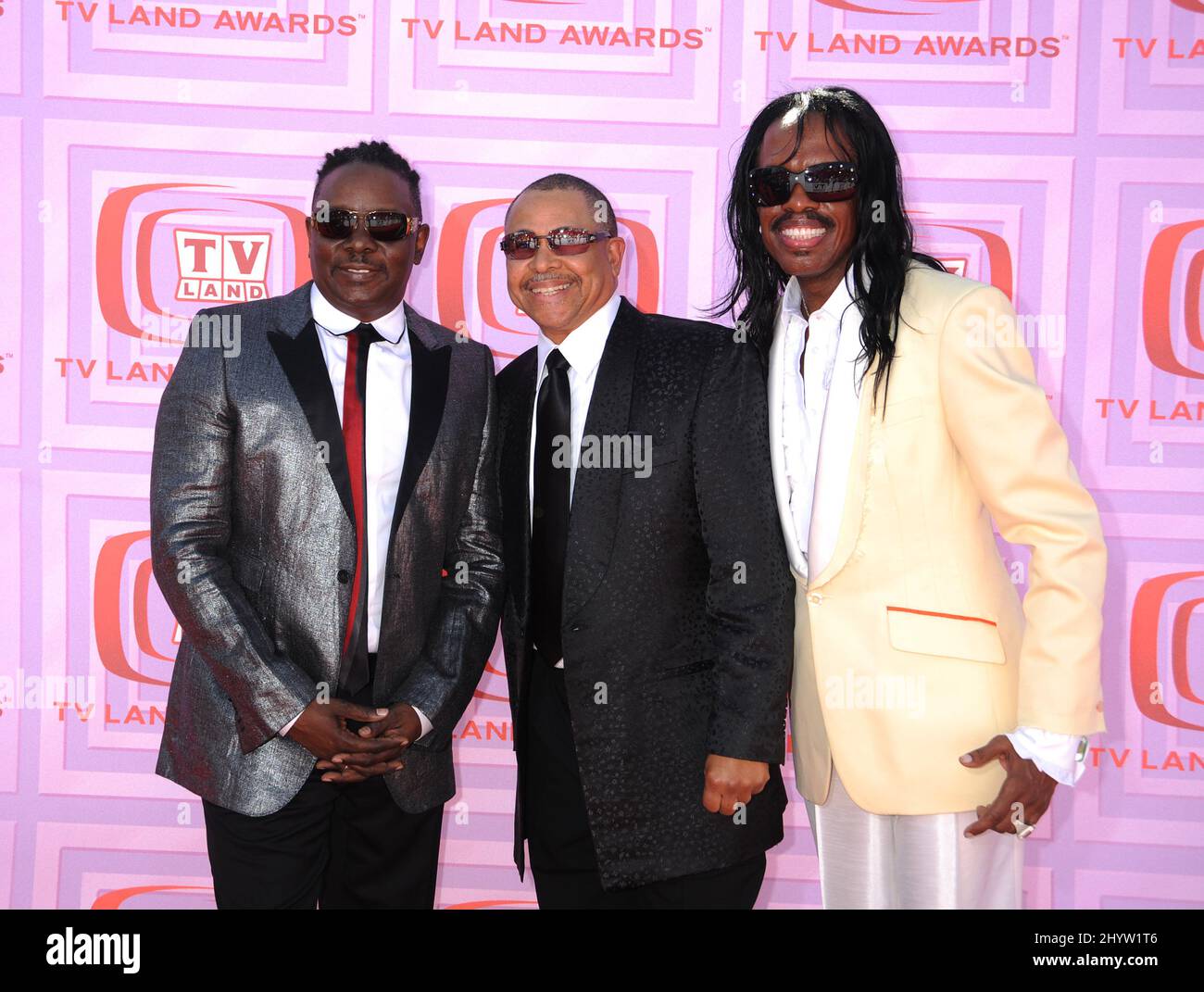 Philip Bailey, Ralph Johnson and Verdine White of Earth, Wind and Fire at the 7th Annual TV Land Awards Held at the Gibson Amphitheatre, Universal City, Ca. Stock Photo