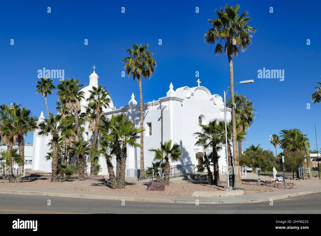 The catholic Immaculate Conception Church in the copper mining town of