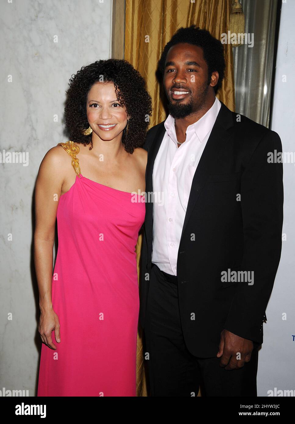Gloria Reuben and Dhani Jones attends NRDC's 20th Anniversary at the