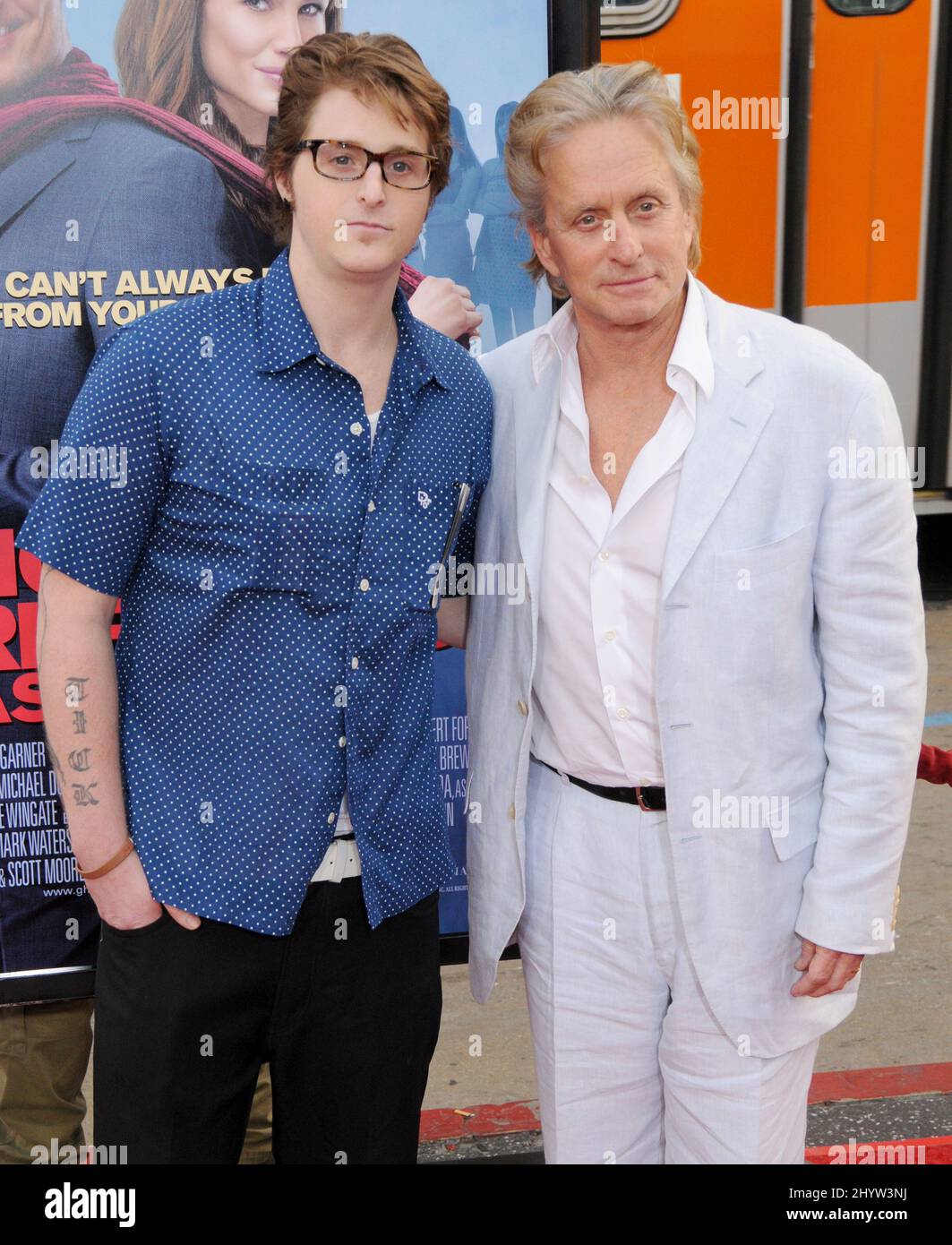 Cameron Douglas And Michael Douglas At The Ghosts Of Girlfriends Past World Premiere Held At Grauman S Chinese Theatre Hollywood Usa Stock Photo Alamy