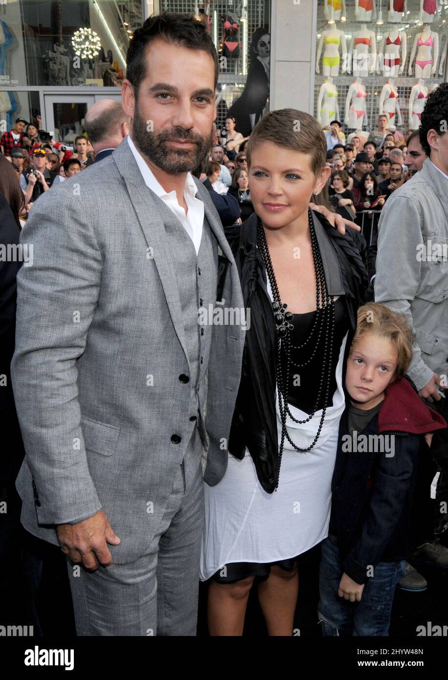 Adrian Pasdar, Natalie Maines, Jackson Slade Pasdar at the "Star Trek