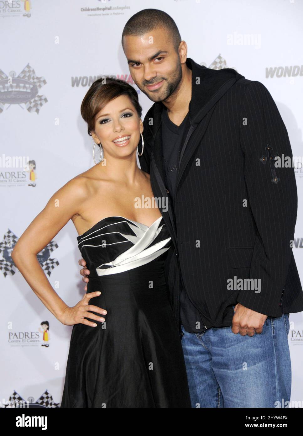 Tony Parker and Eva Longoria Parker at the 2nd Annual Rally for Kids with  Cancer Scavenger Cup The Qualifiers celebrity draft party at the  Hollywood Roosevelt Hotel, California Stock Photo - Alamy