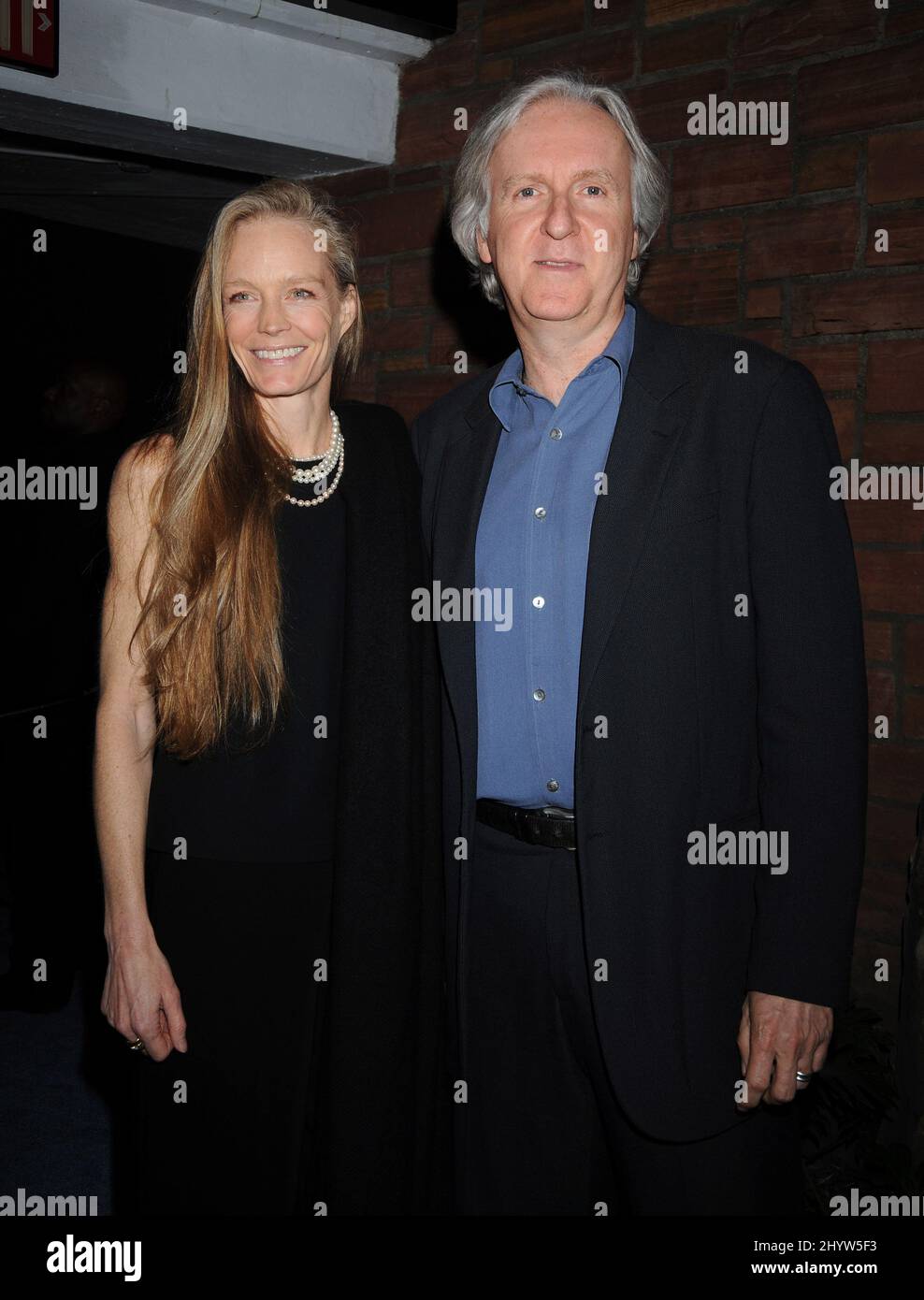Suzy Amis and James Cameron at the Australians in Film 2009 Breakthrough Awards held poolside at the Hollywood Roosevelt Hotel, Los Angeles Stock Photo