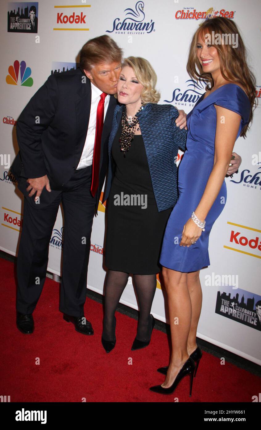 Joan rivers and melania trump hi-res stock photography and images - Alamy