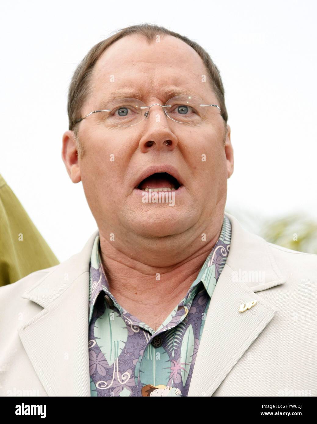 John Lasseter at the photocall for Up, part of the 62nd Festival de Cannes, Palais De Festival, Cannes. Stock Photo