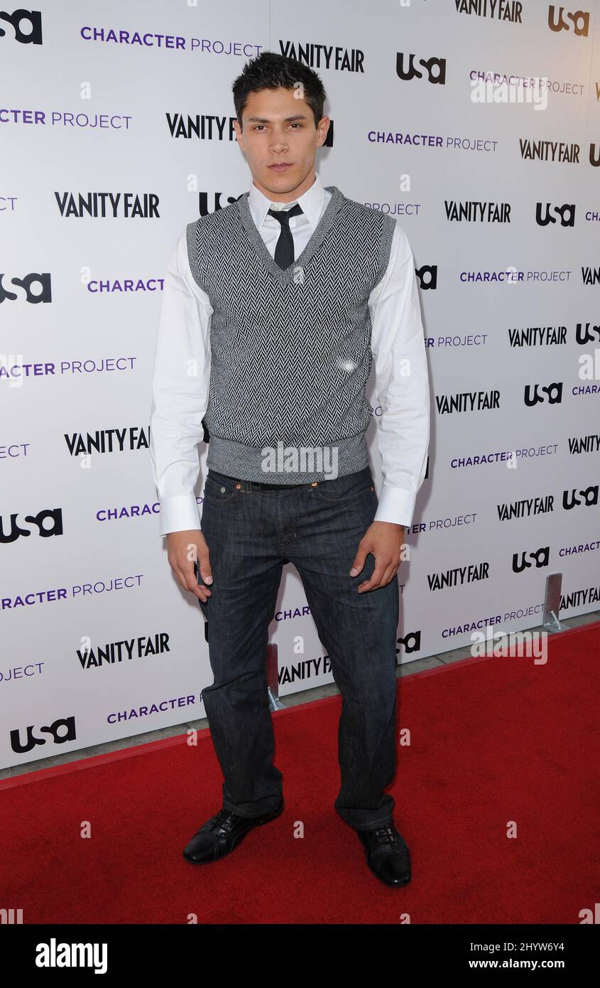 Alex Meraz at the USA Network and Vanity Fair Celebrate Character Project held at Ace Gallery, Beverly Hills, Los Angeles Stock Photo