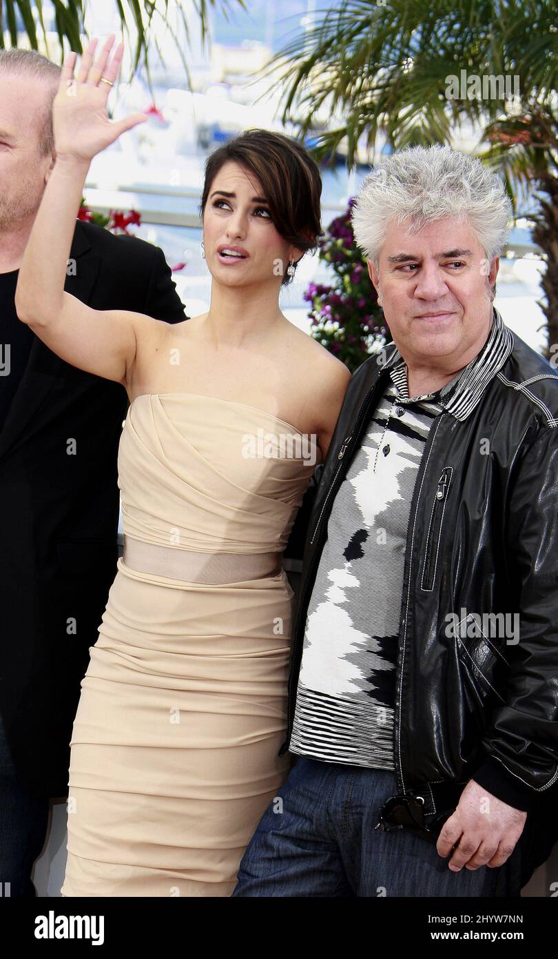 Penelope Cruz and Pedro Almodovar at the Broken Embraces Photocall held at the Palais Des Festivals during the 62nd International Cannes Film Festival. Stock Photo