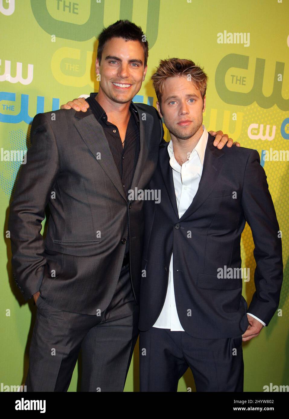 The CW - MELROSE PLACE Pictured (Left to Right): Stephanie Jacobsen as  Lauren, Colin Egglesfield as Auggie, Ashlee Simpson as Violet, Shaun Sipos  as David, Katie Cassidy as Ella, Michael Rady as, image size:957x1390