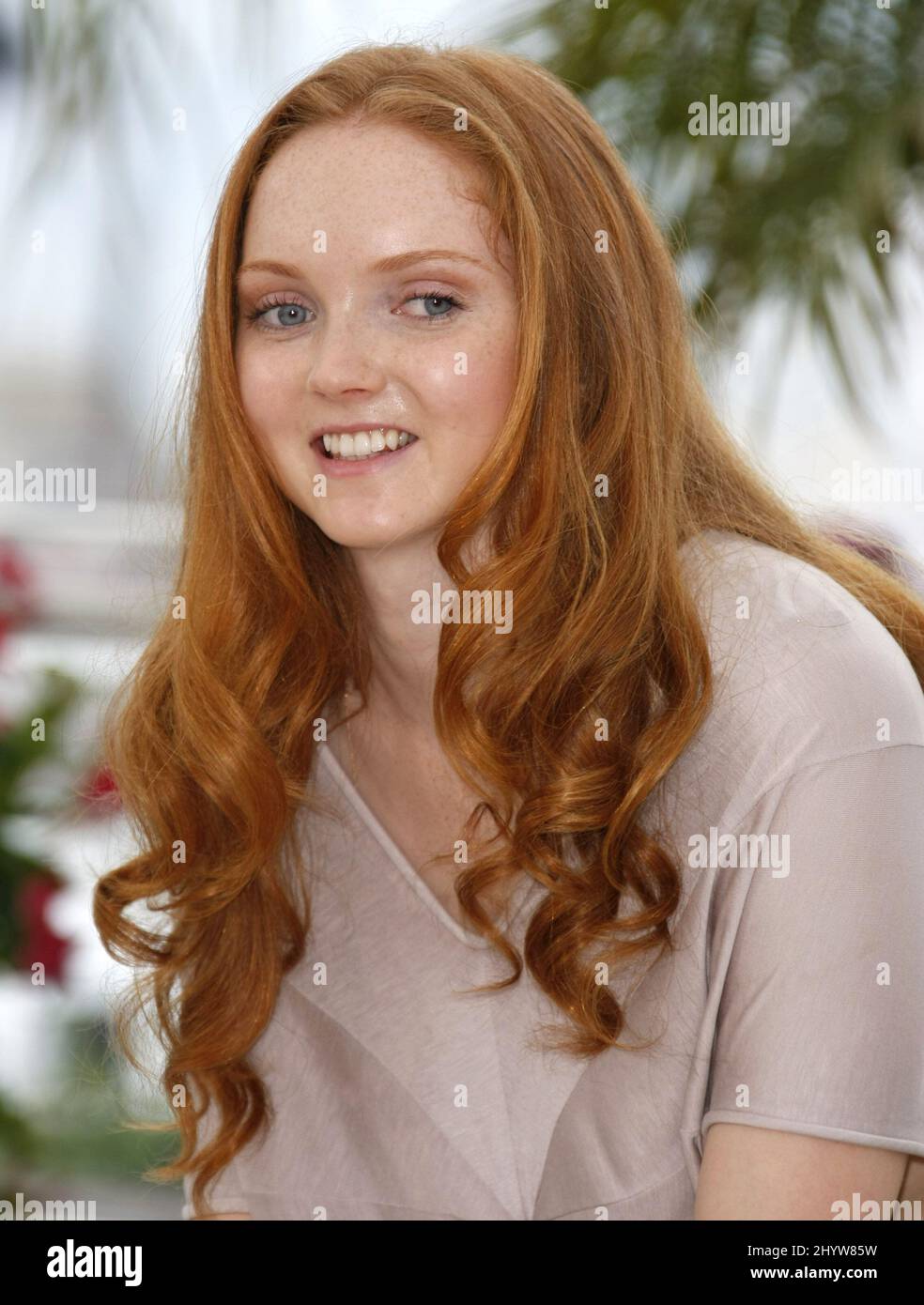 Lily Cole at a photocall for The Imaginarium of Dr Parnassus held at the Palais des Festivals, during the 62nd Festival de Film, Cannes. Stock Photo