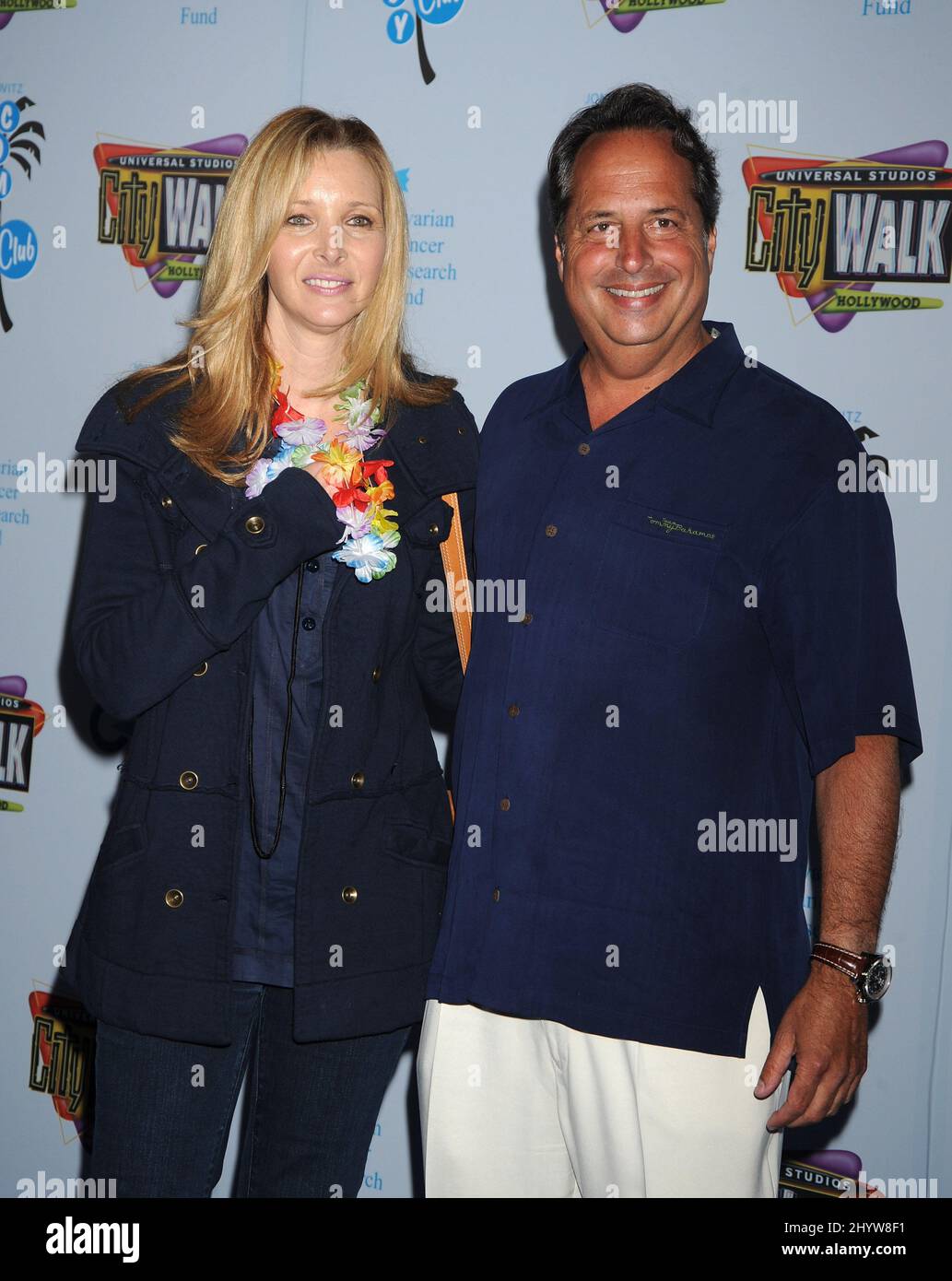 Lisa Kudrow and Jon Lovitz at the Jon Lovitz Comedy Club Gala Opening